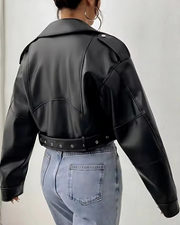 Jaqueta de Couro Lazarelle Rocker