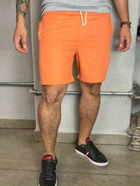 Bermuda Linho Masculino Com Cordão