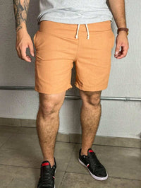 Bermuda Linho Masculino Com Cordão