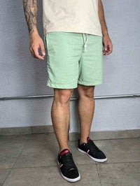 Bermuda Linho Masculino Com Cordão