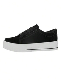 Tênis Casual Feminino Branco Preto Nobuck Confortável Sintético Plataforma Feet Lover Shoes