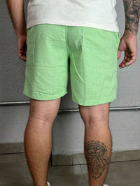 Bermuda Linho Masculino Com Cordão