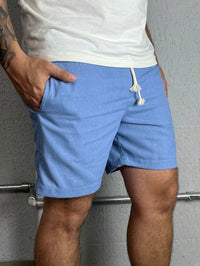 Bermuda Linho Masculino Com Cordão