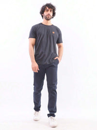 Calça Sarja Bolso Embutido Bolso Faca Sport Fino Social Masculino com Lycra Alta Durabilidade e Conforto