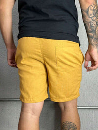 Bermuda Linho Masculino Com Cordão