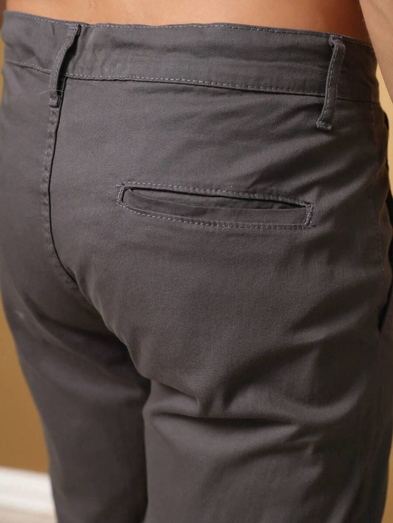 Calça Sarja Bolso Embutido Bolso Faca Sport Fino Social Masculino com Lycra Alta Durabilidade e Conforto