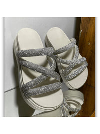 sandália papete feminina plataforma birken alta brilho ultra salto 033 confortável lançamento 2025