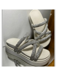 sandália papete feminina plataforma birken alta brilho ultra salto 033 confortável lançamento 2025