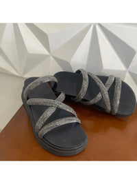 sandália papete feminina plataforma birken alta brilho ultra salto 033 confortável lançamento 2025