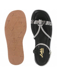 Sandália Feminina Flatform Tira com Brilho Strass Confortável Casual Promoção