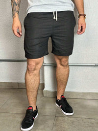 Bermuda Linho Masculino Com Cordão