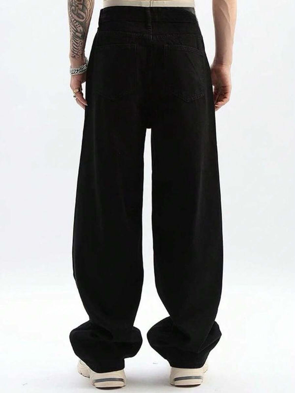 Calça Jeans Baggy Calça Balão Larga Corte Reto Carpenter UNISEX