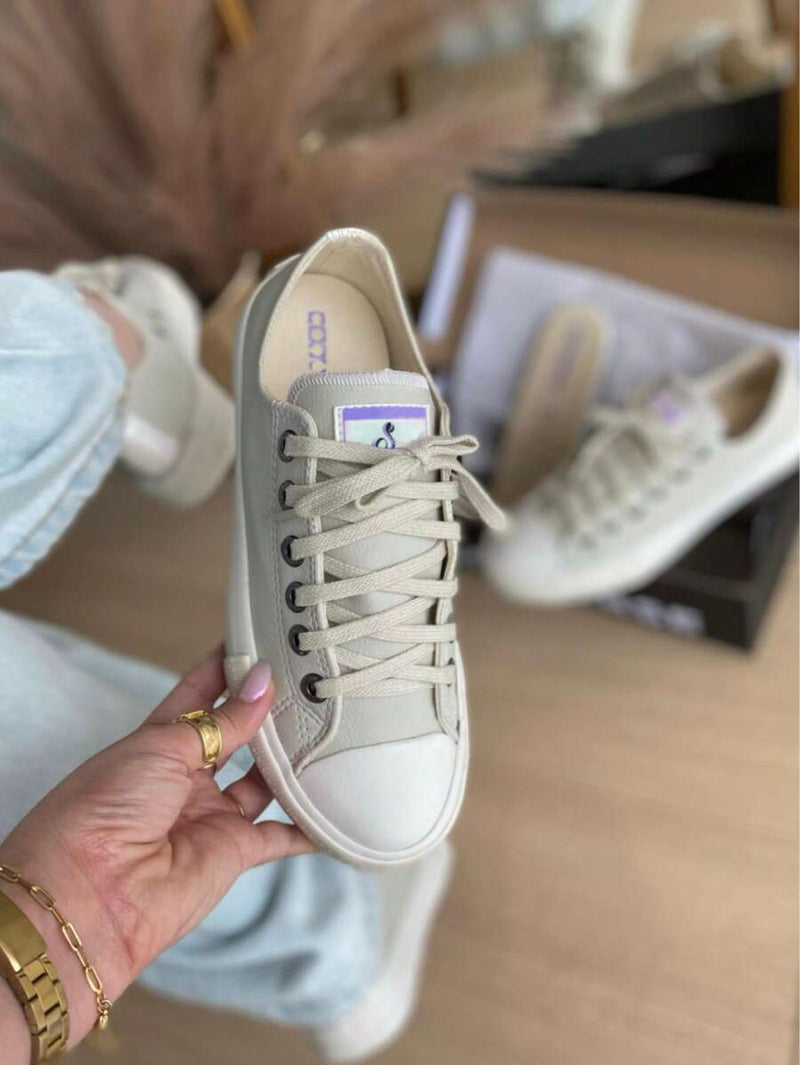 Tenis Star Shoes Bege Furtacor Casual All Original Feminino