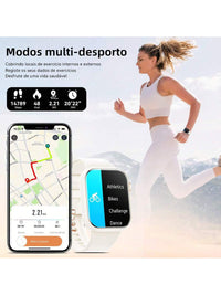 Hwagol Relógio Inteligente Atualizado 2025 (Atender/Fazer Chamadas), Tela de 1,85 Polegadas, Capacidade de Bateria de 230mAh, Relógio Inteligente Adequado para Homens e Mulheres, Rastreador de Fitness, Vários Modos Esportivos, Contador de Passos e Caloria