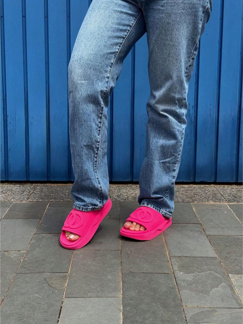 Sandália Papete Chinelo Tamanco Nuvem Flat Plataforma Blogueira