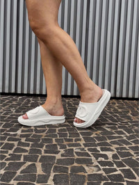 Sandália Papete Chinelo Tamanco Nuvem Flat Plataforma Blogueira