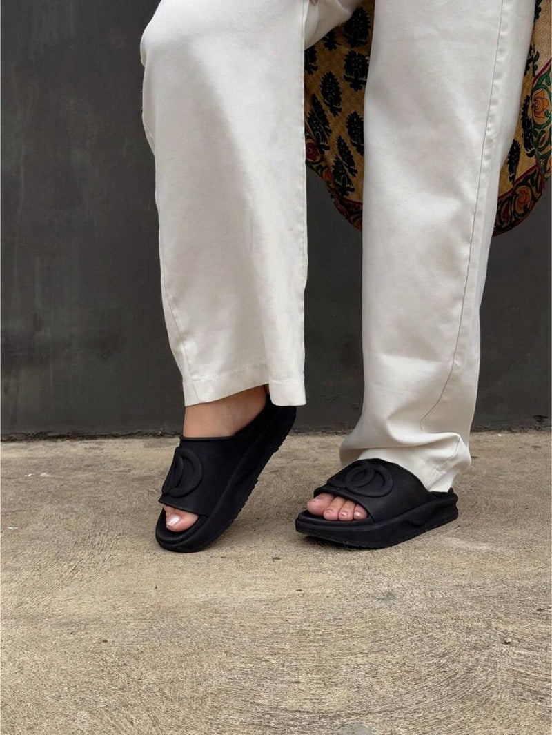 Sandália Papete Chinelo Tamanco Nuvem Flat Plataforma Blogueira