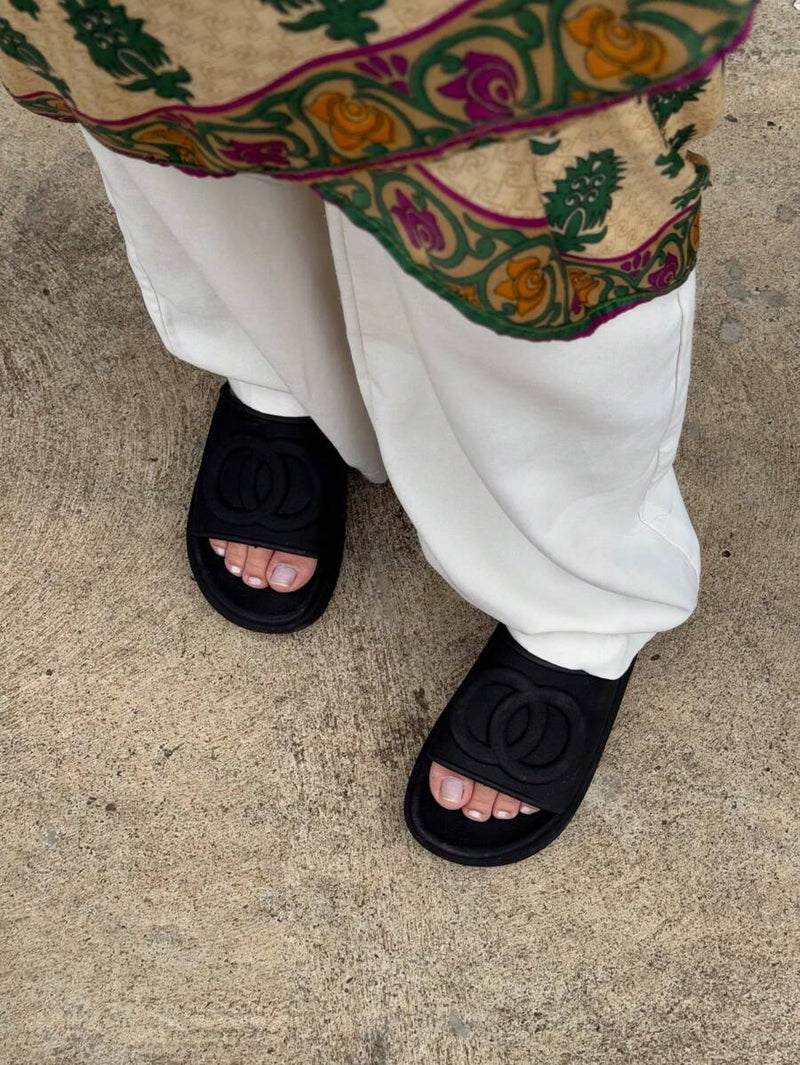 Sandália Papete Chinelo Tamanco Nuvem Flat Plataforma Blogueira