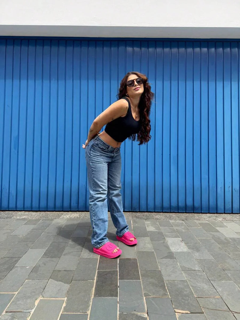 Sandália Papete Chinelo Tamanco Nuvem Flat Plataforma Blogueira