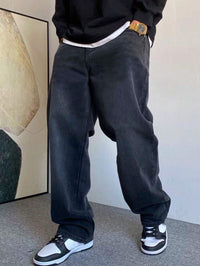 Calça Jeans Baggy Calça Balão Larga Corte Reto Carpenter UNISEX