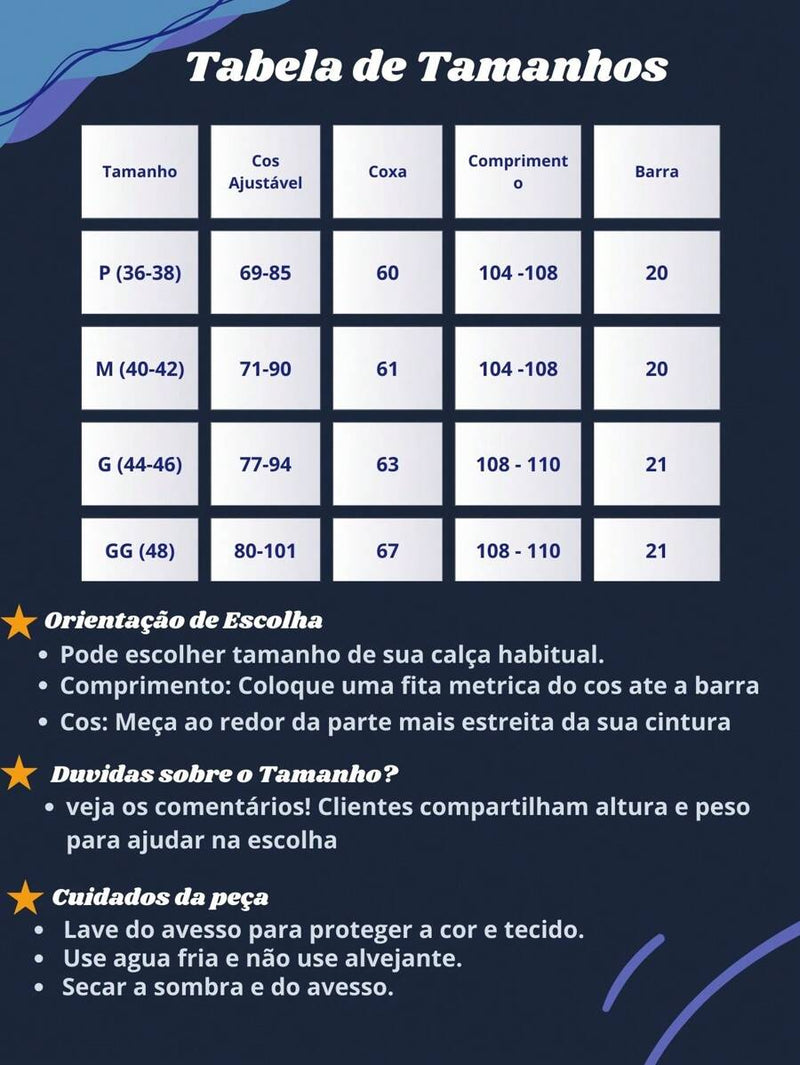 Calça Masculina Cargo Denim Escura Cos Elástico Cordão Skatista Militar Trilha