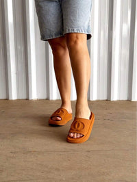 Sandália Papete Chinelo Tamanco Nuvem Flat Plataforma Blogueira