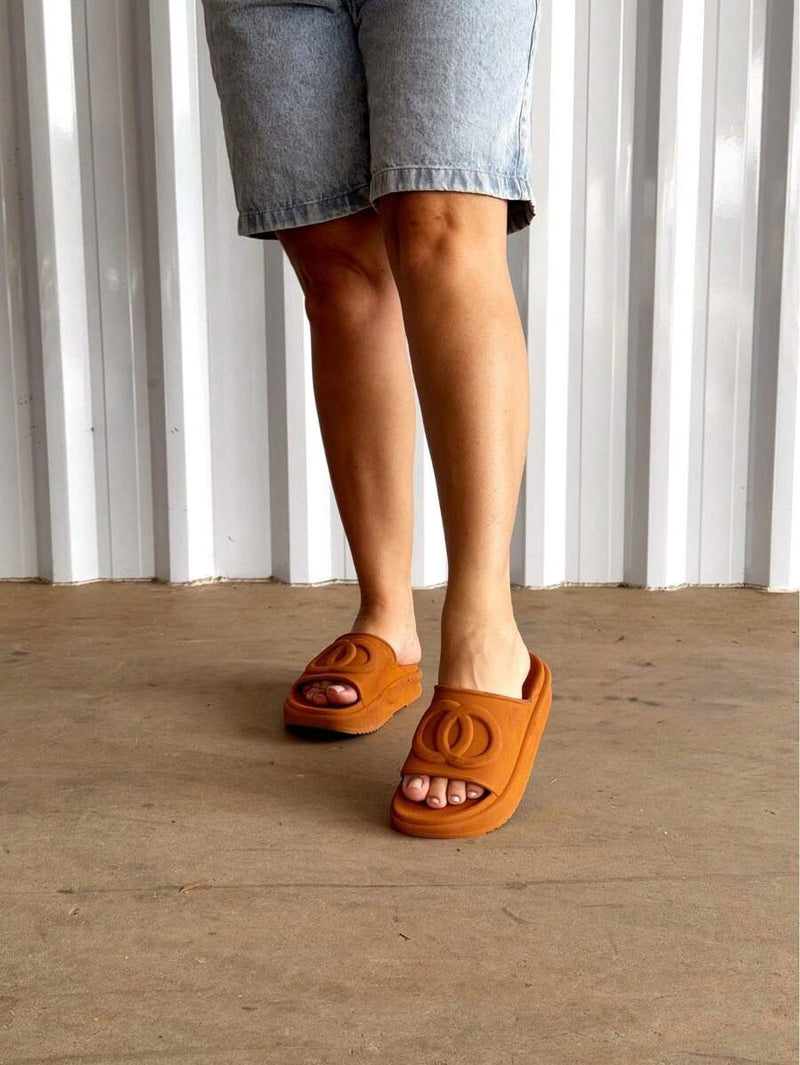 Sandália Papete Chinelo Tamanco Nuvem Flat Plataforma Blogueira