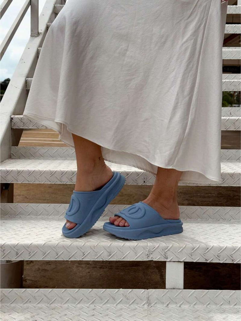 Sandália Papete Chinelo Tamanco Nuvem Flat Plataforma Blogueira