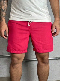 Bermuda Linho Masculino Com Cordão