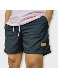 Kit 3 Shorts De Linho Premium Shorts Mauricinho Masculino Casual Basico Confortavel Detalhe Etiqueta De Couro