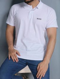 gola polo camiseta masculino manga curta BOOS