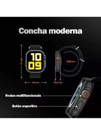 Novo relógio inteligente BML X9 ULTRA 2 2025, à prova d'água, esportivo, NFC, Bluetooth