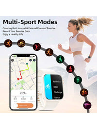 Hwagol Relógio Inteligente Atualizado 2025 (Atender/Fazer Chamadas), Tela de 1,85 Polegadas, Capacidade de Bateria de 230mAh, Relógio Inteligente Adequado para Homens e Mulheres, Rastreador de Fitness, Vários Modos Esportivos, Contador de Passos e Caloria