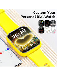 Hwagol Relógio Inteligente Atualizado 2025 (Atender/Fazer Chamadas), Tela de 1,85 Polegadas, Capacidade de Bateria de 230mAh, Relógio Inteligente Adequado para Homens e Mulheres, Rastreador de Fitness, Vários Modos Esportivos, Contador de Passos e Caloria