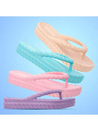 Sandália Plataforma Trança Nuvem Feminina Moda Confortável Leve Macio