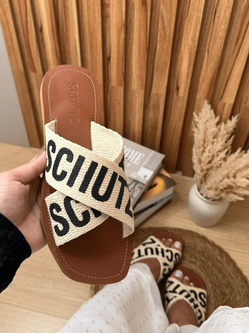 Sandália Feminina Flat X Clássica Rasteira Verão Macia Leve Estilosa  Rasteirinha Casual Dia a Dia Confortável