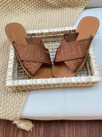 Sandália Feminina Rasteira Flat X Bordado Estilosa Elegante Moda Blogueira Verão Leve Macia Rasteirinha Confortável