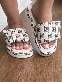 Sanadalia Chinelo Papete Slide Feminino Confortavel Palmilha Plana Moda