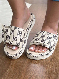 Sanadalia Chinelo Papete Slide Feminino Confortavel Palmilha Plana Moda