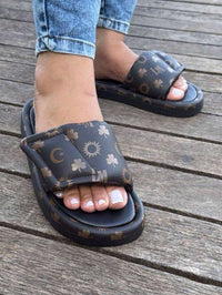 Sanadalia Chinelo Papete Slide Feminino Confortavel Palmilha Plana Moda