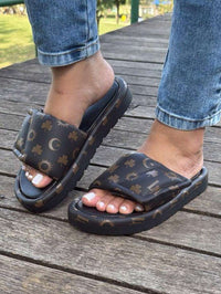 Sanadalia Chinelo Papete Slide Feminino Confortavel Palmilha Plana Moda