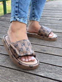 Sanadalia Chinelo Papete Slide Feminino Confortavel Palmilha Plana Moda