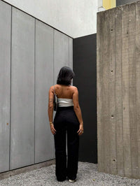 Calça Feminina Cargo Wide leg Jeans Elegante premium Excelente qualidade