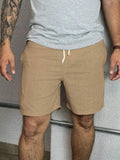 Bermuda Linho Masculino Com Cordão