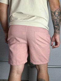 Bermuda Linho Masculino Com Cordão