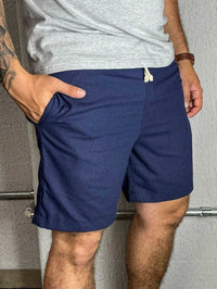 Bermuda Linho Masculino Com Cordão