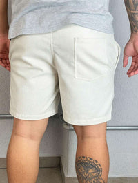 Bermuda Linho Masculino Com Cordão