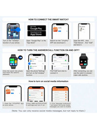 Hwagol Relógio Inteligente Atualizado 2025 (Atender/Fazer Chamadas), Tela de 1,85 Polegadas, Capacidade de Bateria de 230mAh, Relógio Inteligente Adequado para Homens e Mulheres, Rastreador de Fitness, Vários Modos Esportivos, Contador de Passos e Caloria