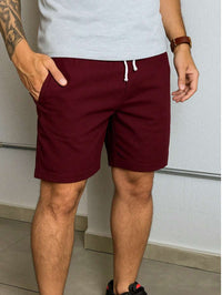 Bermuda Linho Masculino Com Cordão