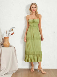 Vestido Feminino Midi Primavera